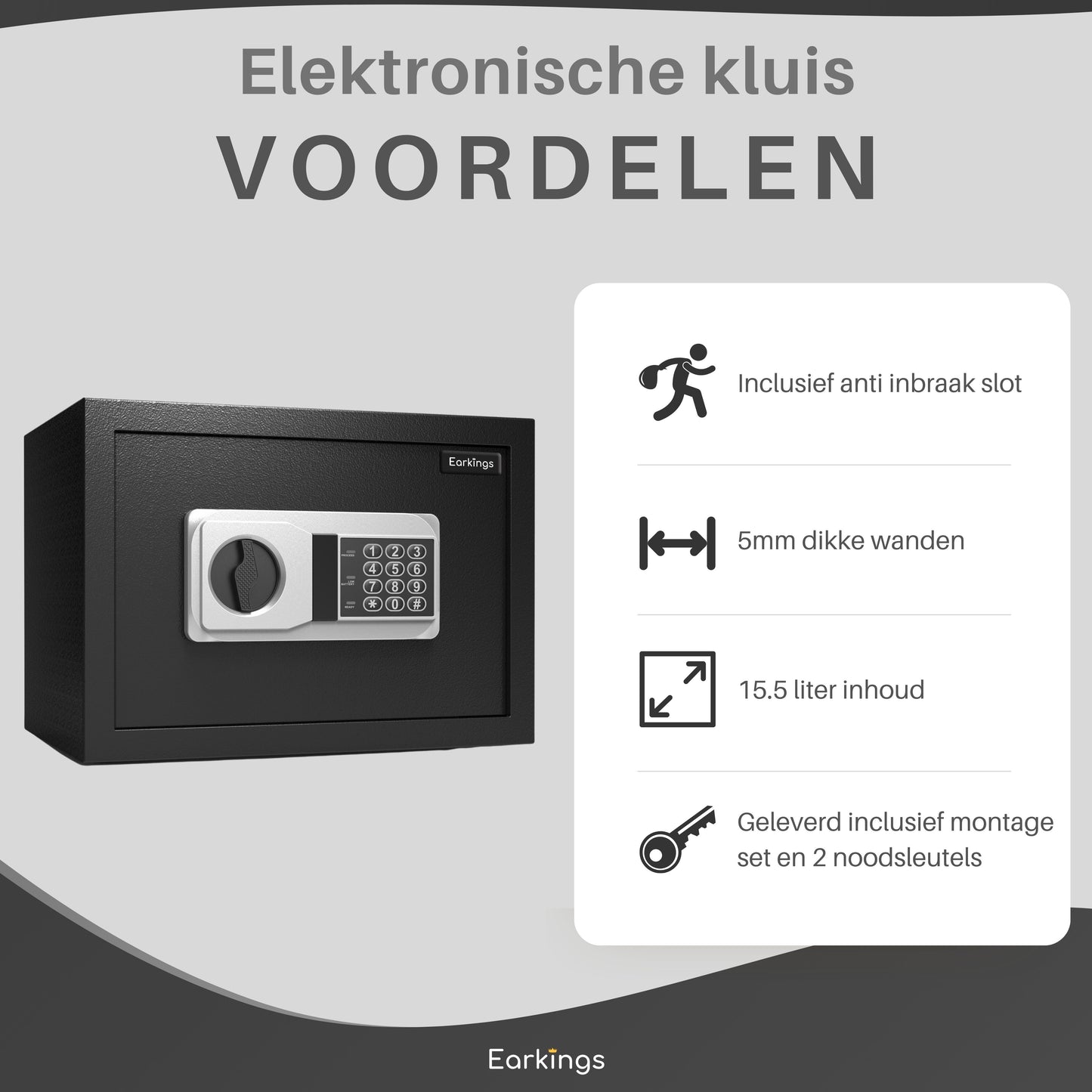 Elektronische Kluis met Cijferslot