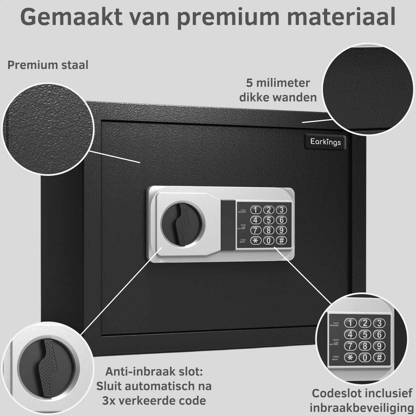 Elektronische Kluis met Cijferslot