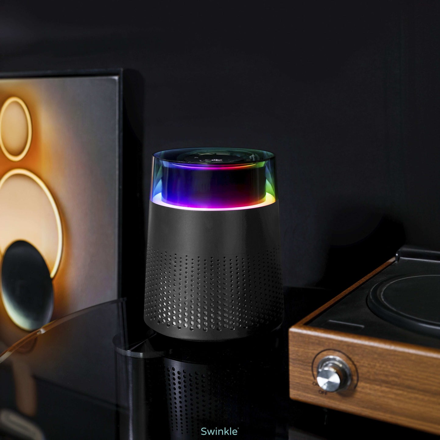 Luchtreiniger - Air Purifier met LED Verlichting en HEPA Filter - Earkings