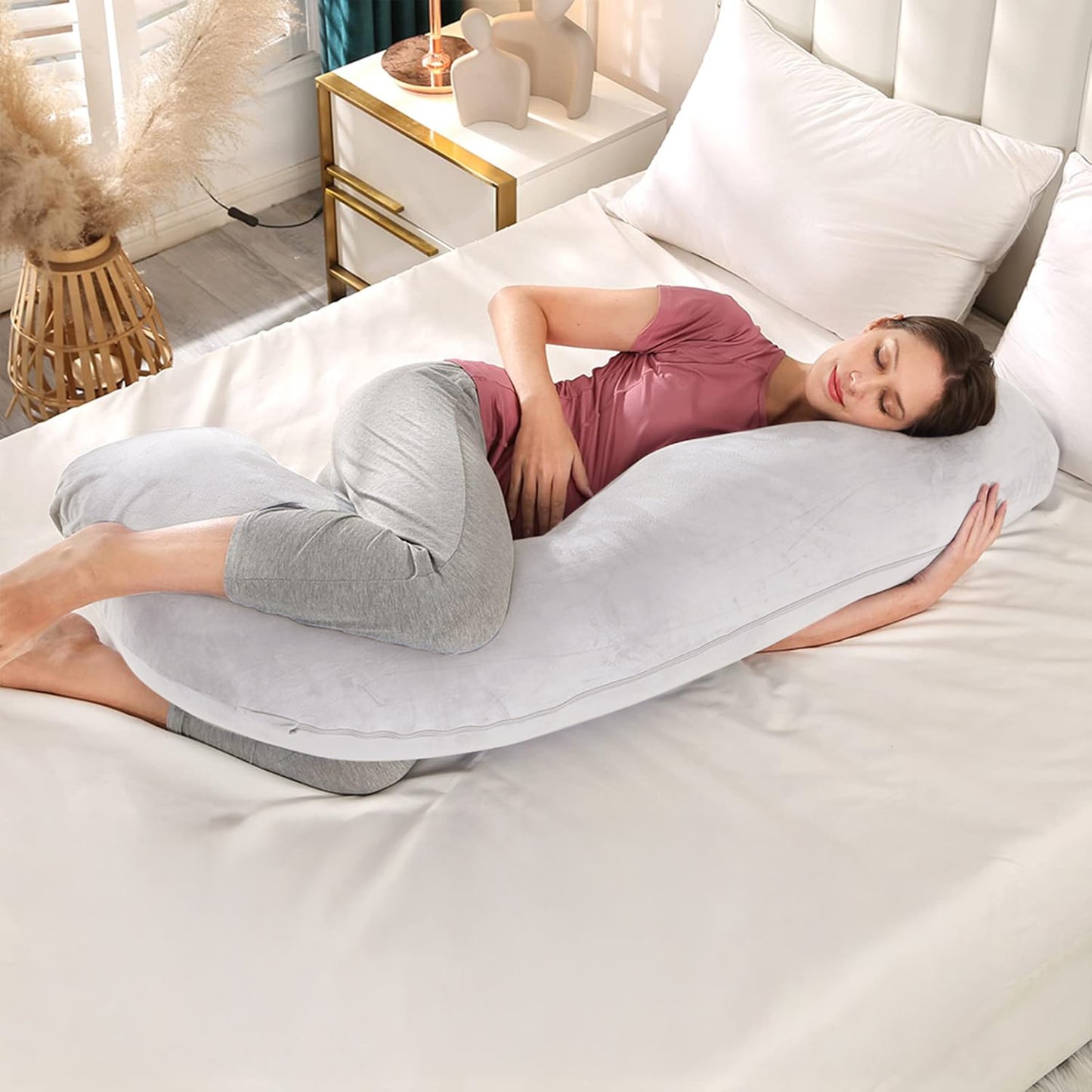 Pregnancy pillow Side sleeping pillow 140x80cm