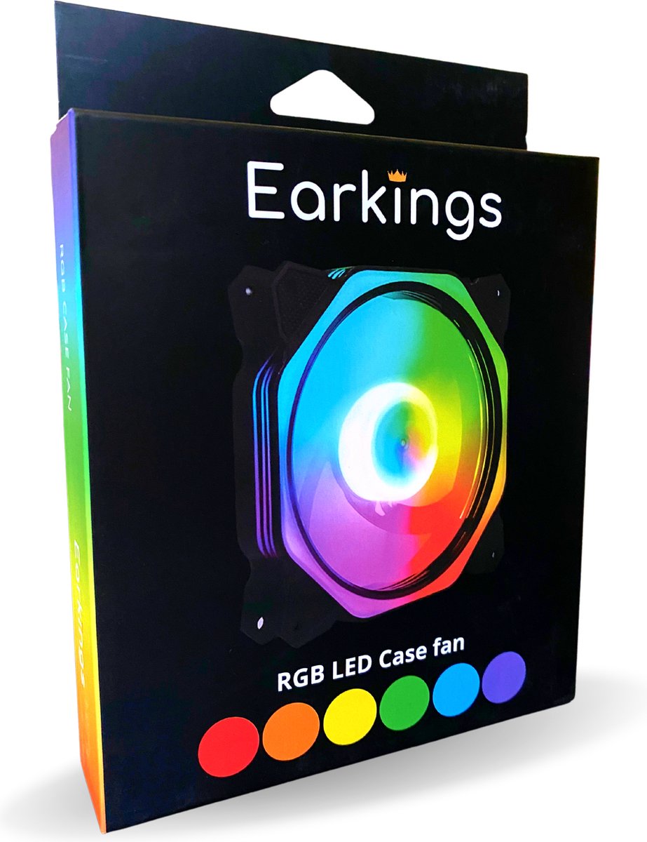 RGB Fan PC case fan - 120mm 4-pin - Earkings