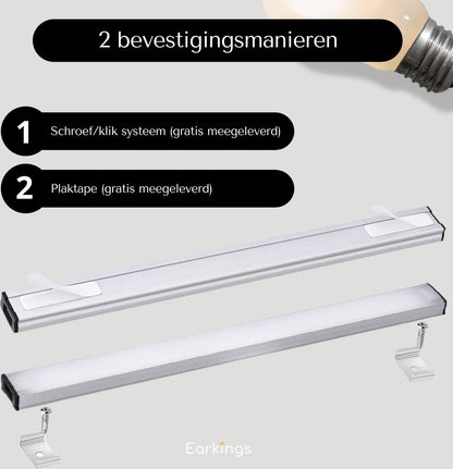 Onderbouwverlichting LED Met Bewegingssensor 30cm - Natuurlijk Wit