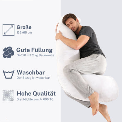 Pregnancy pillow Side sleeping pillow 140x80cm