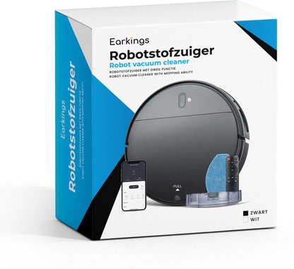 Robotstofzuiger SMART met Dweilfunctie en Laadstation