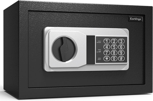 Electronic Safe 20x32x20 cm with Combination Lock