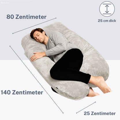 Pregnancy pillow Side sleeping pillow 140x80cm