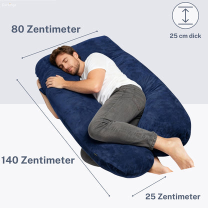 Pregnancy pillow Side sleeping pillow 140x80cm