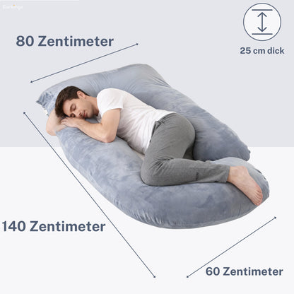 Pregnancy pillow Side sleeping pillow 140x80cm