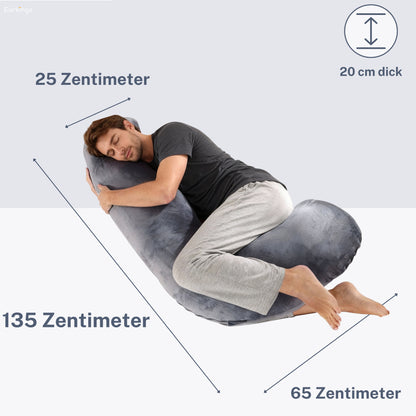 Pregnancy pillow Side sleeping pillow 140x80cm