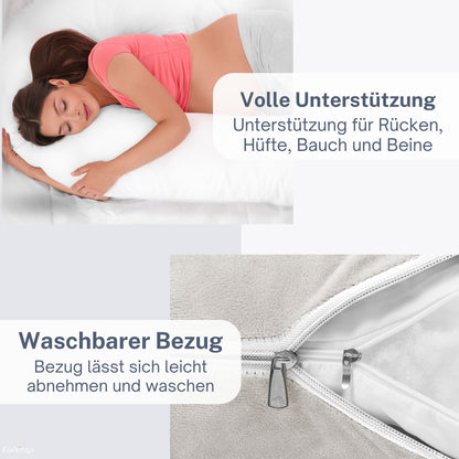 Pregnancy pillow Side sleeping pillow 140x80cm