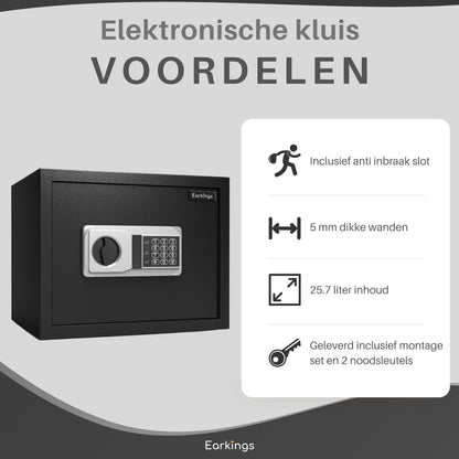 Elektronische Kluis met Cijferslot