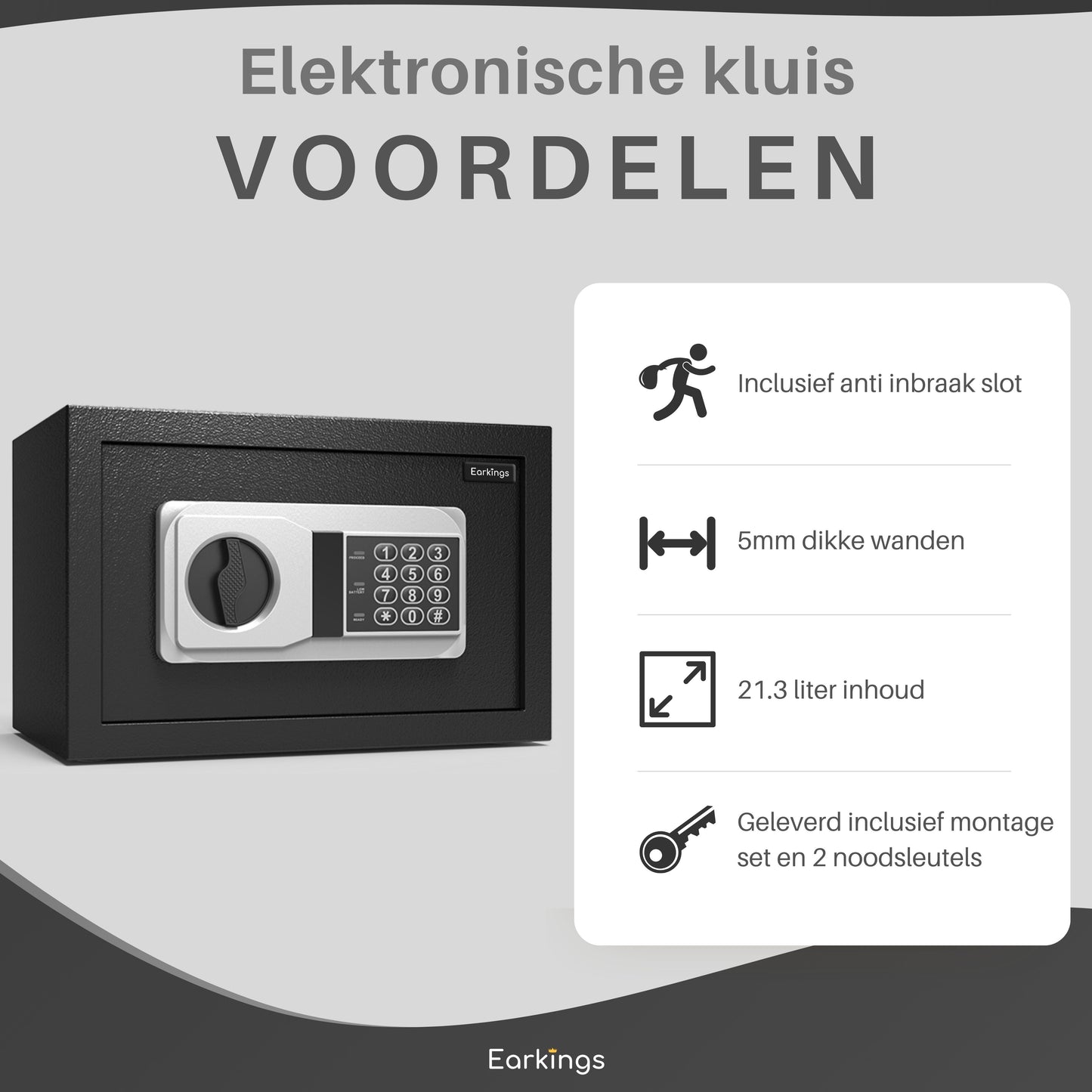Elektronische Kluis met Cijferslot