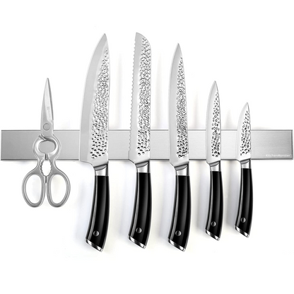 KitchenMonster® Messenmagneet 40cm - zilver