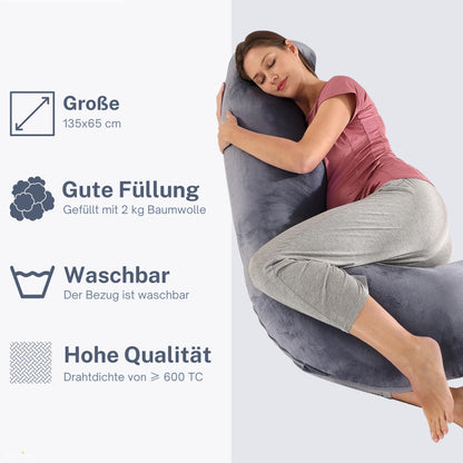 Pregnancy pillow Side sleeping pillow 140x80cm