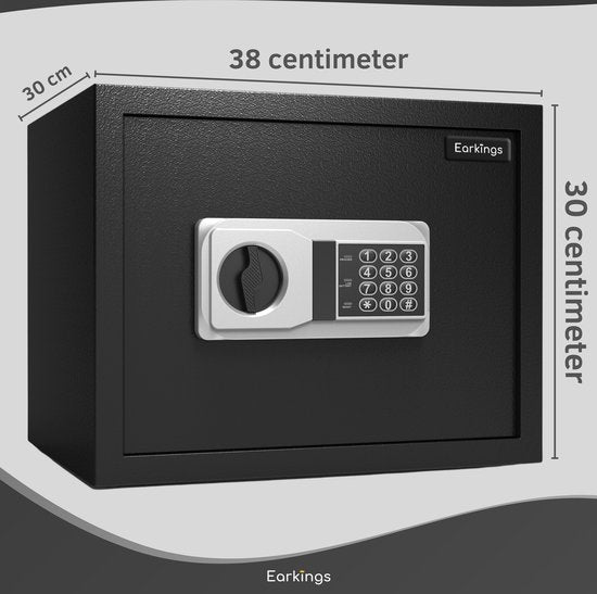 Elektronische Kluis 30x38x30 cm met Cijferslot