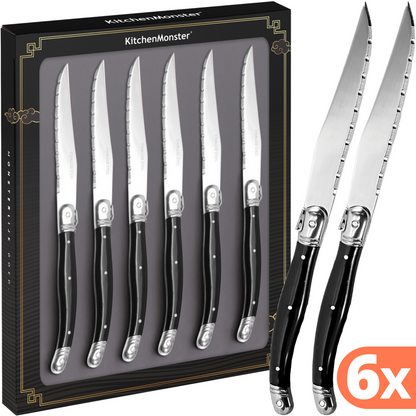 KitchenMonster® Steakmessen set van 6