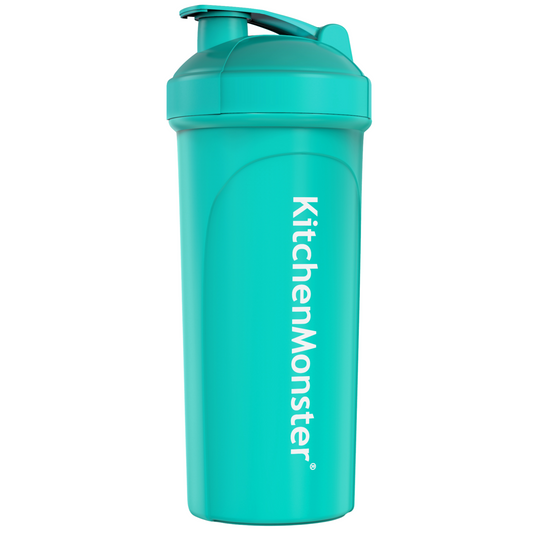 KitchenMonster® Shakebeker set van 2 - blauw/groen