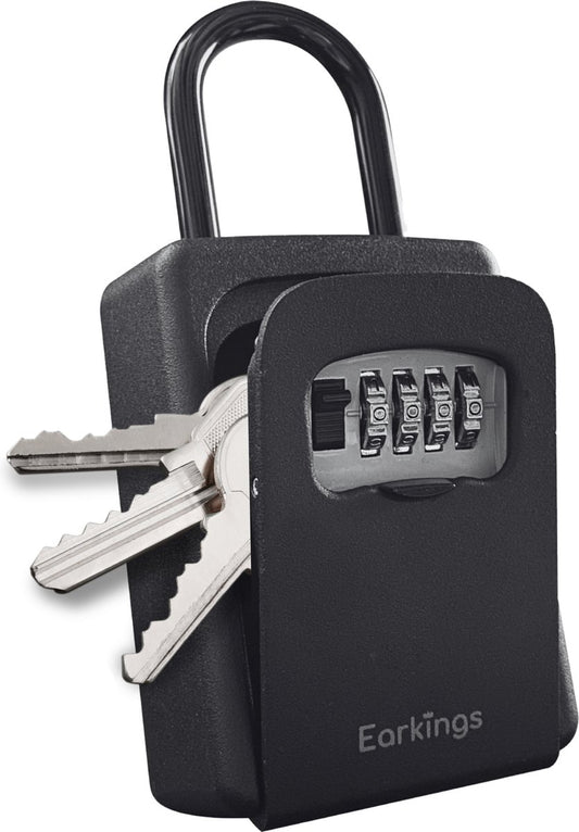 Key Safe Padlock with Code Including Wall Mounting