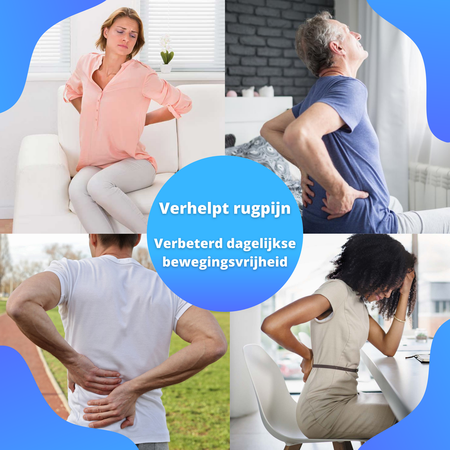 Backstretcher Massage Apparaat met met kussen