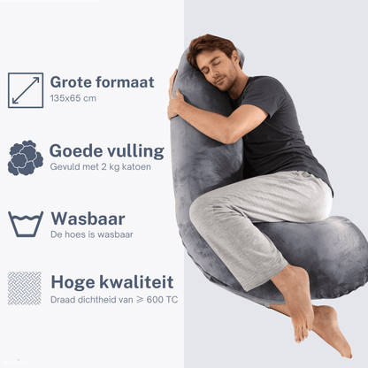 Zijslaapkussen 140x80cm