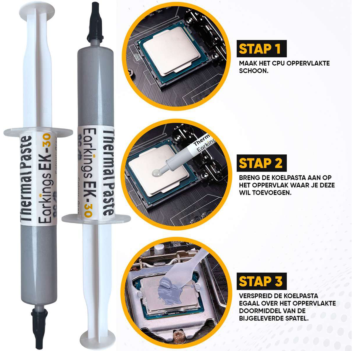 Koelpasta Thermal Paste - CPU Koeler 30 Gram - Earkings
