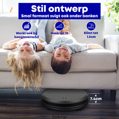 Robotstofzuiger SMART met Dweilfunctie en Laadstation (Tweede Kansje)
