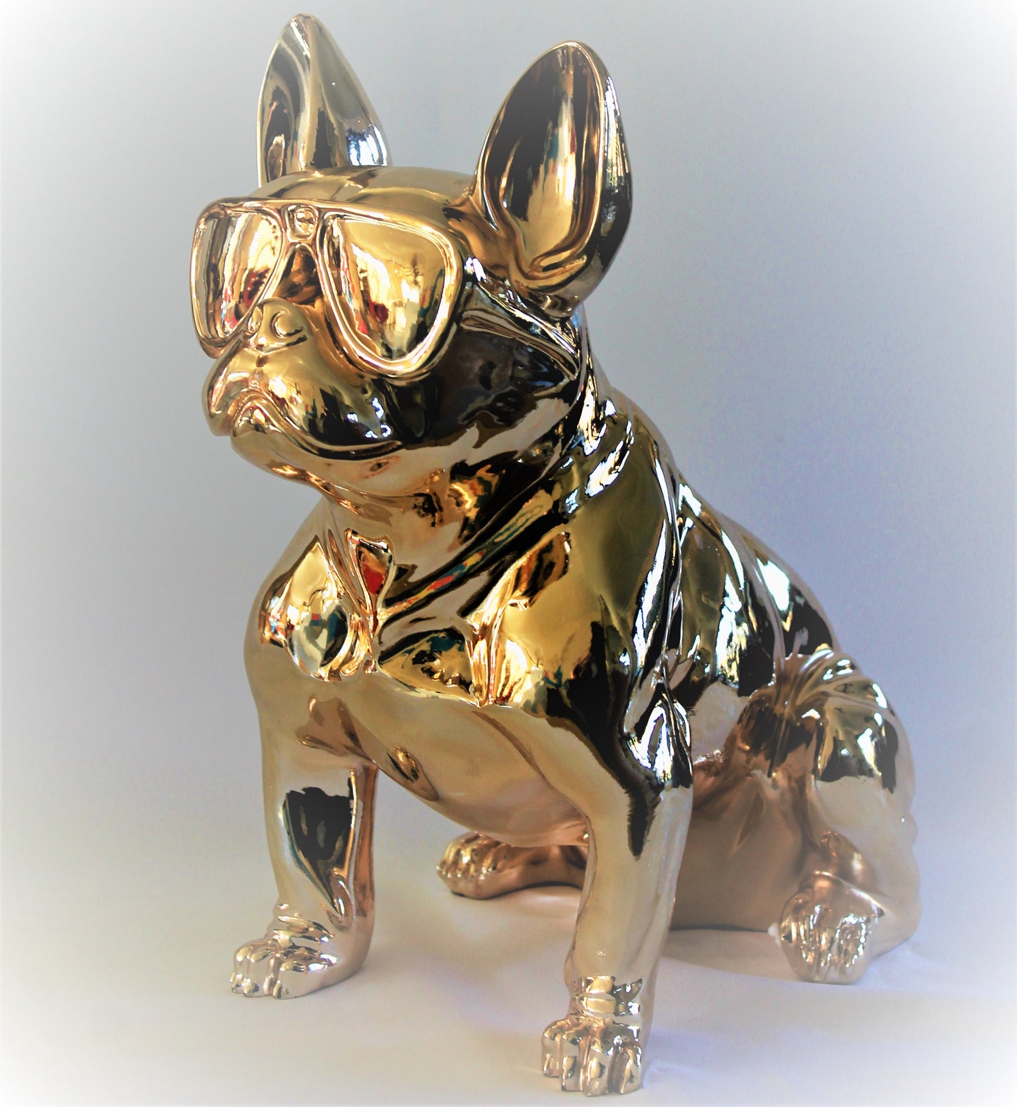 Franse Bull Dog met bril - Earkings