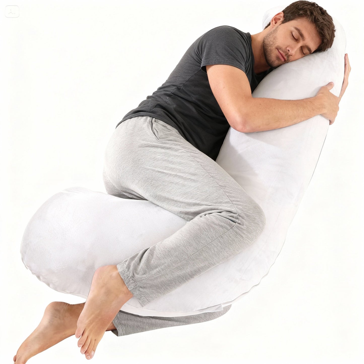 Zijslaapkussen 140x80cm