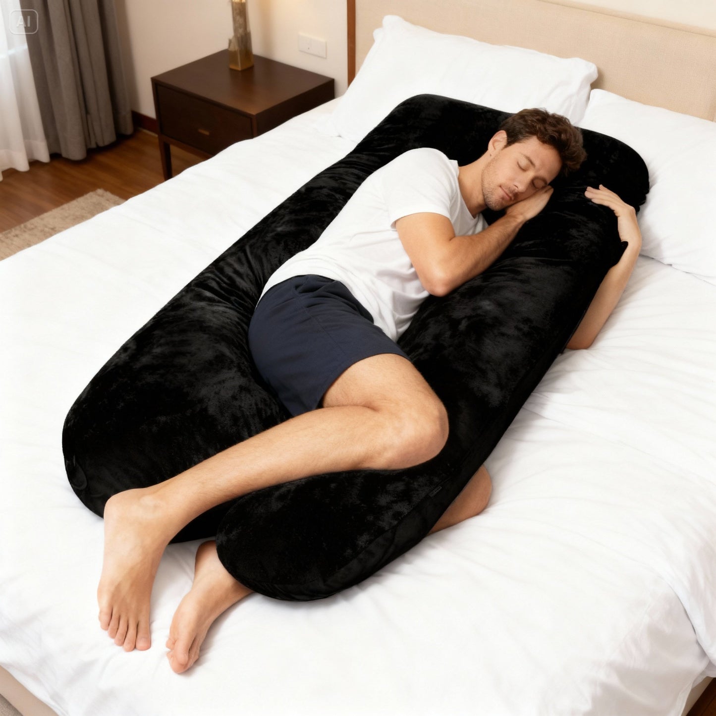 Zijslaapkussen 140x80cm