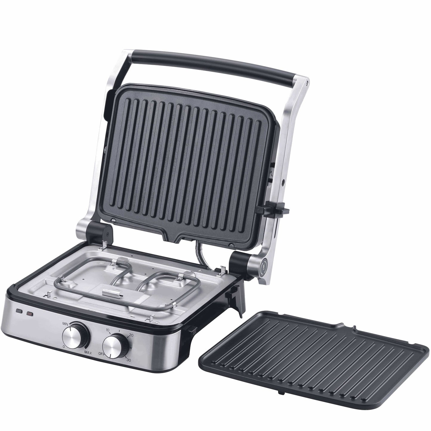 KitchenMonster® Contactgrill Tosti ijzer met Wafelijzer - Earkings