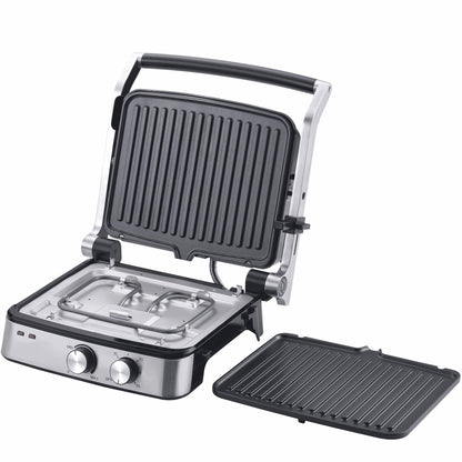 KitchenMonster® Contactgrill Tosti ijzer met Wafelijzer