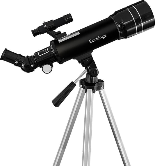 Telescope Stargazer 70/400 mm - f/5.7 Magnification - black