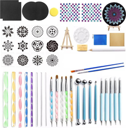 Dotting Tools 43 delig Mandala - inclusief Sjabloon