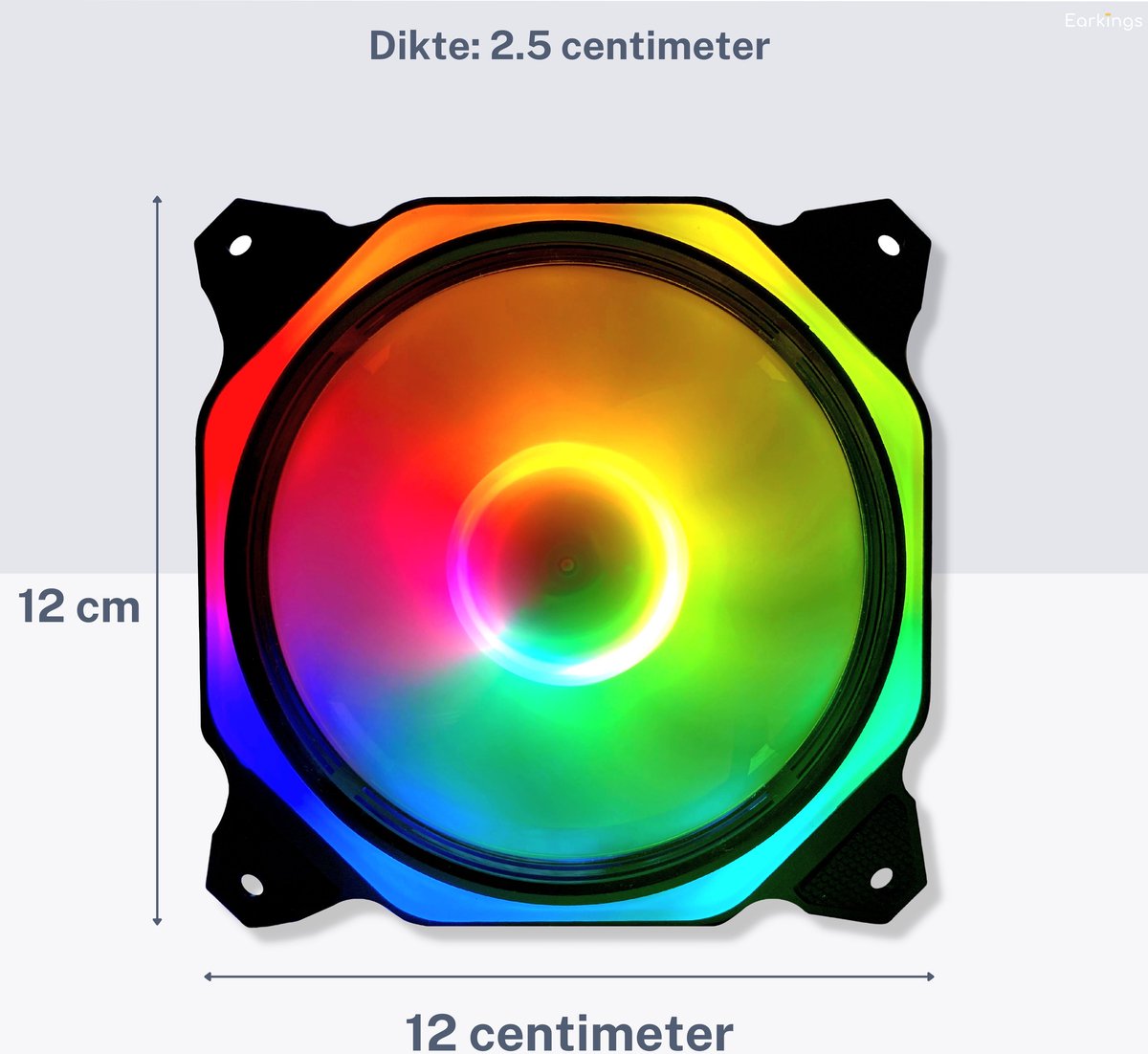 RGB Fan PC case fan - 120mm 4-pin