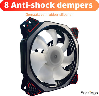 RGB Fan PC fan Set van 3 - 120mm 6-pin