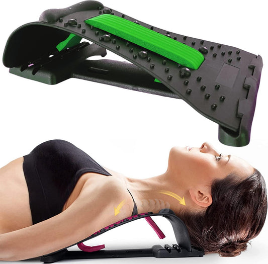 Neck Stretcher Neck Massager - Green