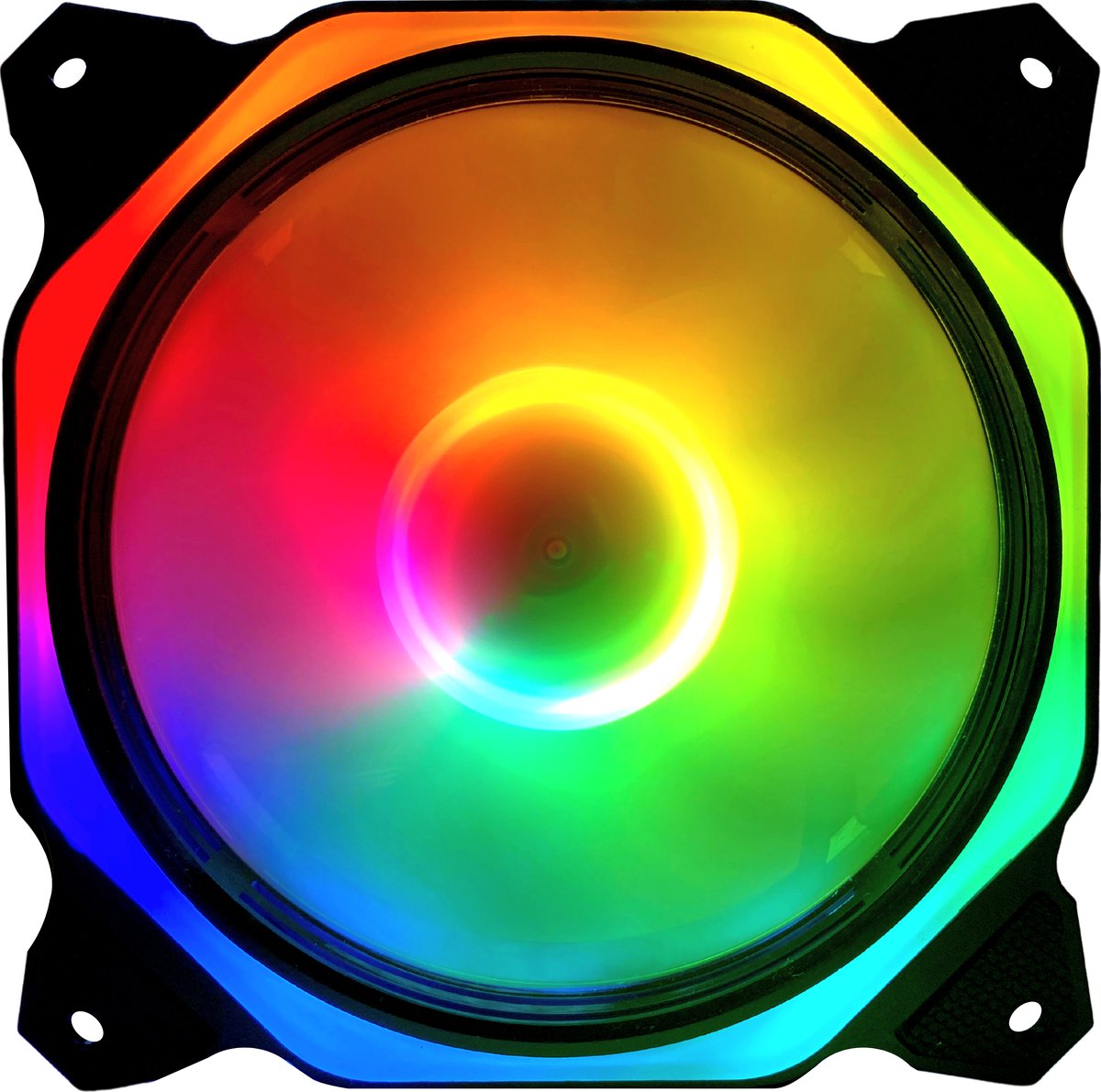 RGB Fan PC fan Set van 4 - 120mm 6-pin