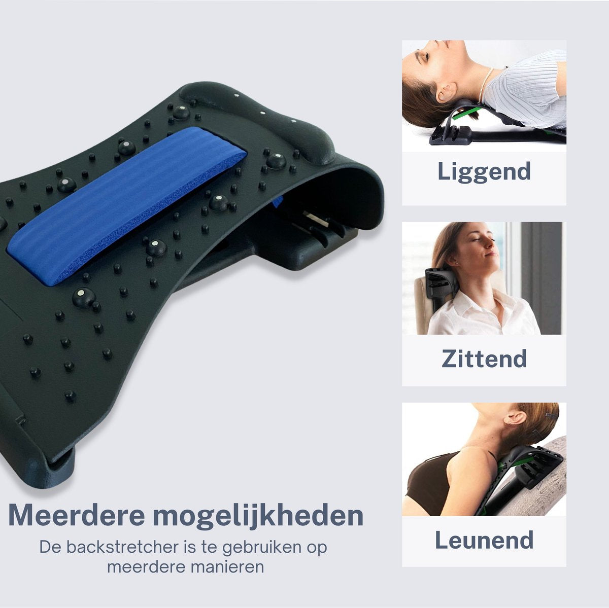 Nekstretcher Nekmassage apparaat - blauw