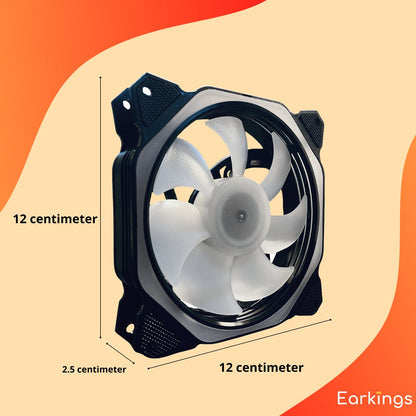 RGB Fan PC fan Set van 4 - 120mm 6-pin