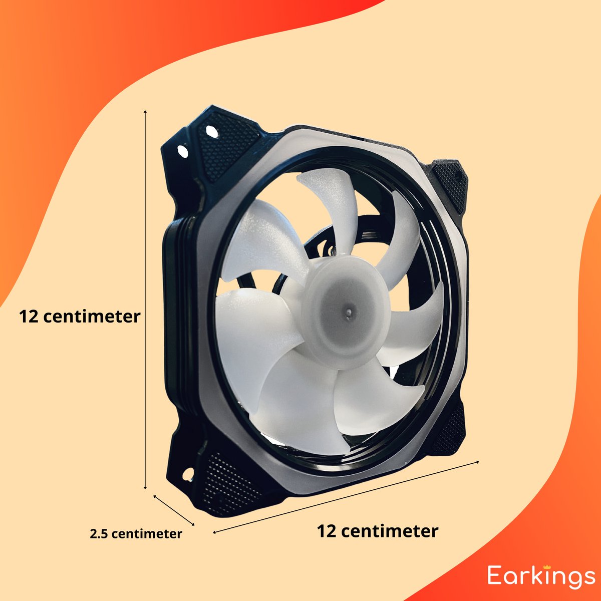 RGB Fan PC fan Set van 3 - 120mm 6-pin