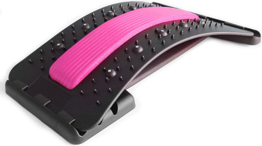 Backstretcher Massage Apparaat met Zachte Pads - roze