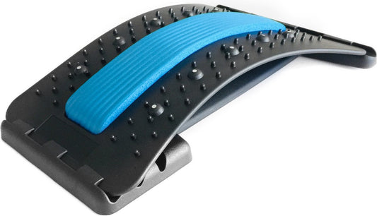 Backstretcher Massage Device with Soft Pads - Blue