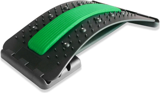 Backstretcher Massage Device with Soft Pads - green