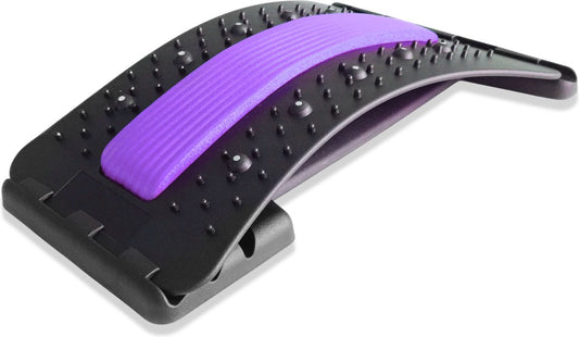 Backstretcher Massage Device with Soft Pads - Purple