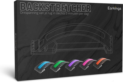 Backstretcher Massage Apparaat met Zachte Pads - roze